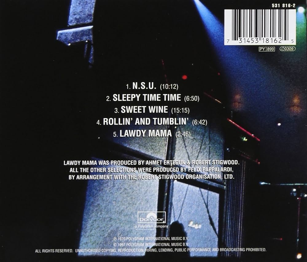 CREAM - Live Cream - Amazon.com Music