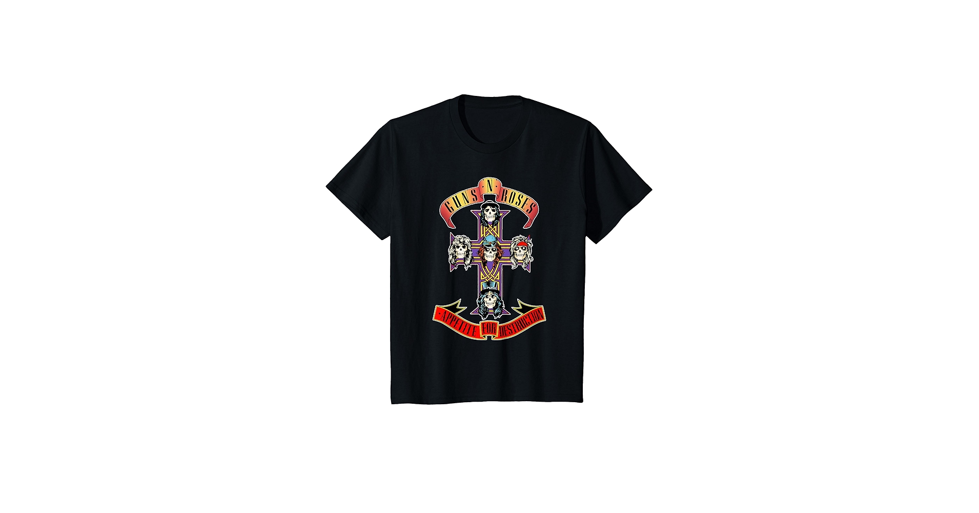 Amazon.com: Kids Youth Guns N' Roses Official Cross T-Shirt