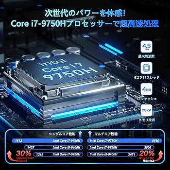 Amazon.co.jp: Laptop Gaming Core i7-9750H Processor Gaming Laptop