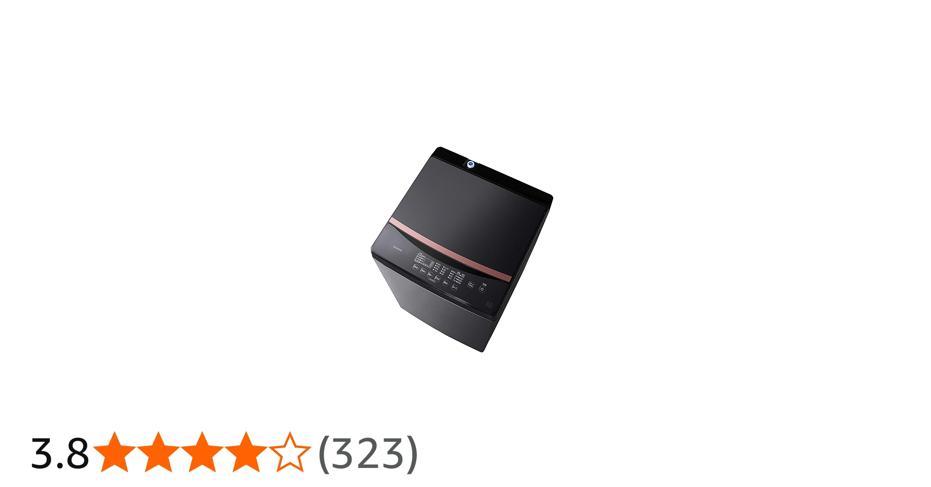 Amazon | アイリスオーヤマ 洗濯機 6kg ブラックレーベル 全自動 1人