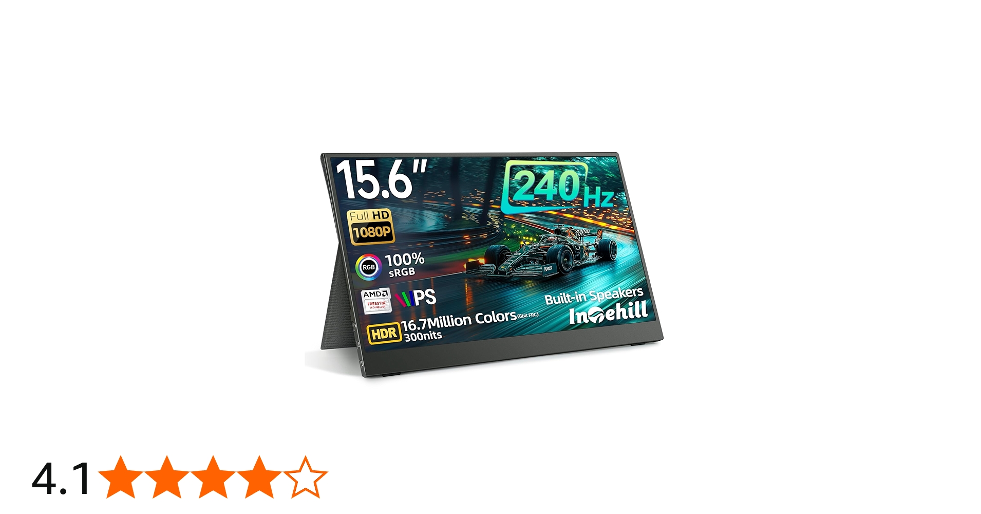 Amazon.co.jp: Intehill モバイルモニター 240Hz 15.6インチ Fast IPS