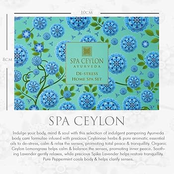 Amazon.com : SPA CEYLON De-stress Home Spa Set, Ayurvedic Spa Gift