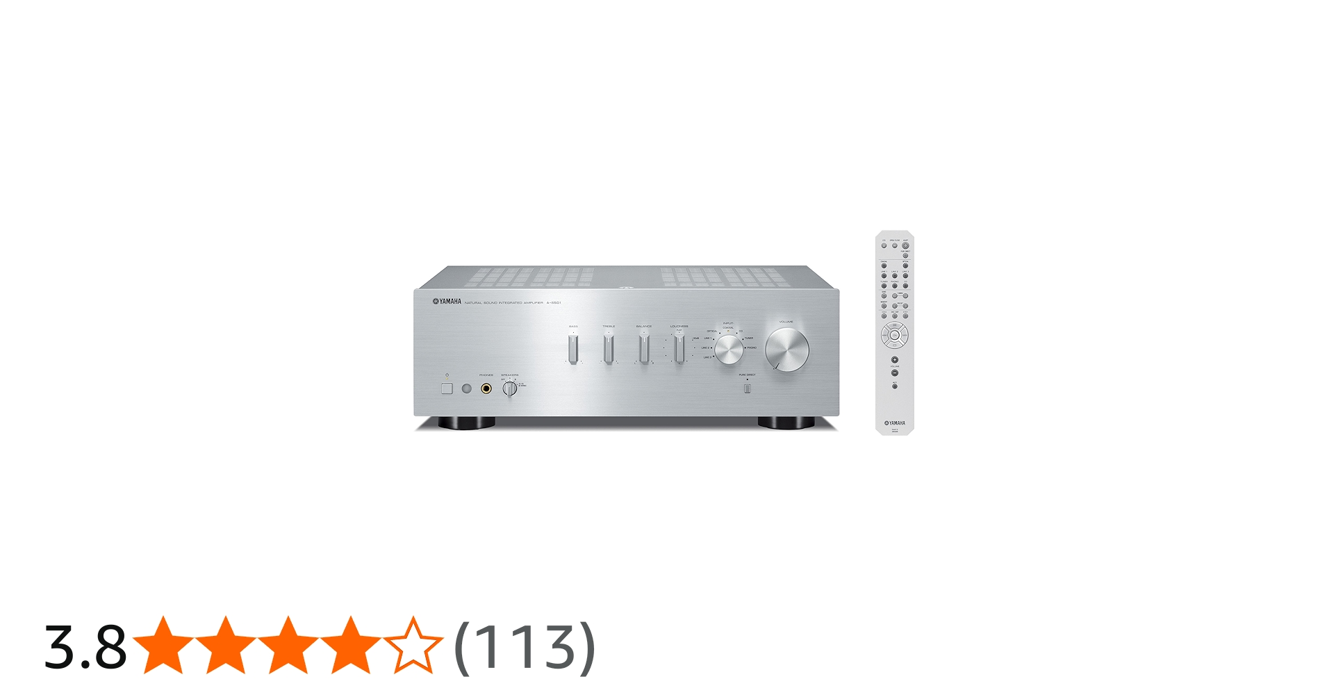 Amazon.co.jp: ヤマハ プリメインアンプ シルバー A-S501(S) : 家電