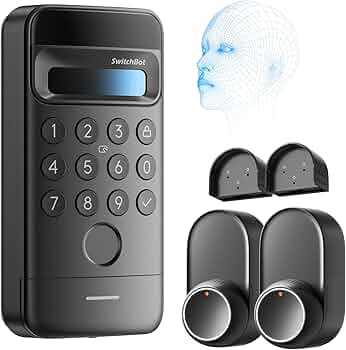Amazon | 【1ドア2ロック】 SwitchBot スマートロック Ultra 顔認証