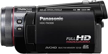Amazon.com : Panasonic HDC-TM300 Twin Media HD Camcorder (Black