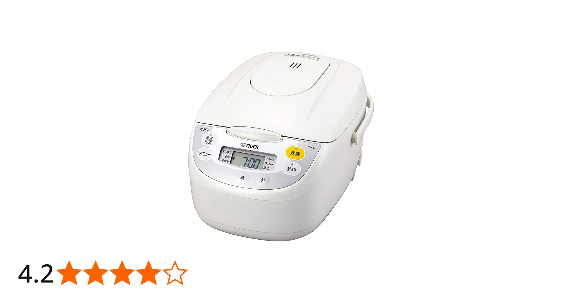 Amazon.co.jp: タイガー魔法瓶 炊飯器 1升 ロングセラー 黒遠赤厚釜