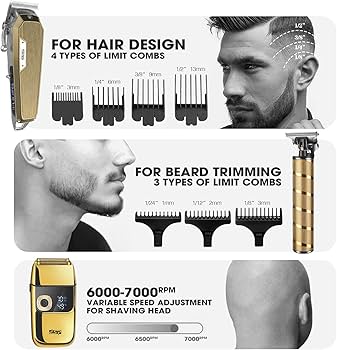 Amazon.co.jp: DSP プロフェッショナルバーバーバリカンセット 男性用