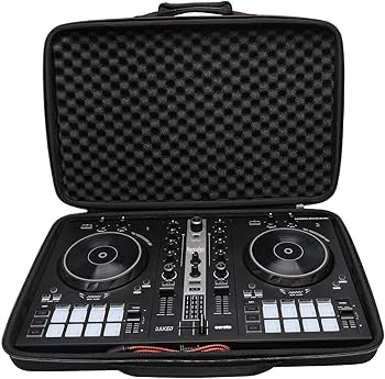Amazon.com: XANAD Black Case for Pioneer DJ DDJ-FLX4 2-deck or