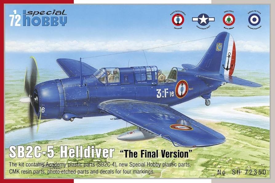 Amazon | スペシャルホビー 1/72 アメリカ軍 カーチス SB2C-5 ヘル