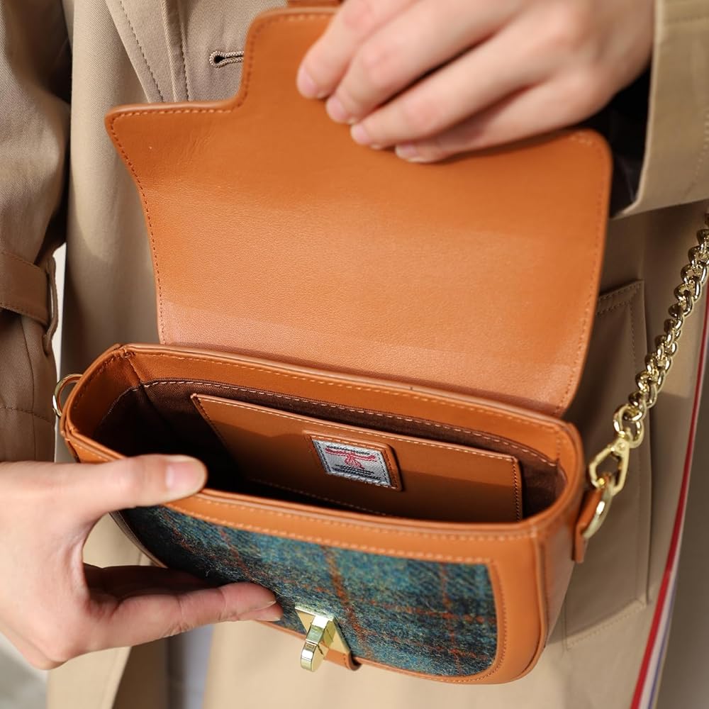 Amazon | [TAILORMAP] Harris Tweed ハリスツイード ショルダーバッグ