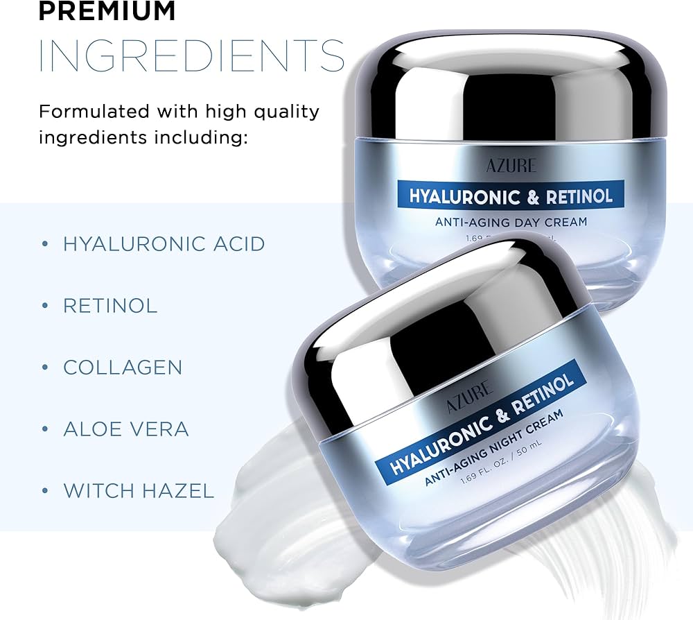 Amazon.com: Azure Cosmetics Hyaluronic Acid Moisturizer Face Cream