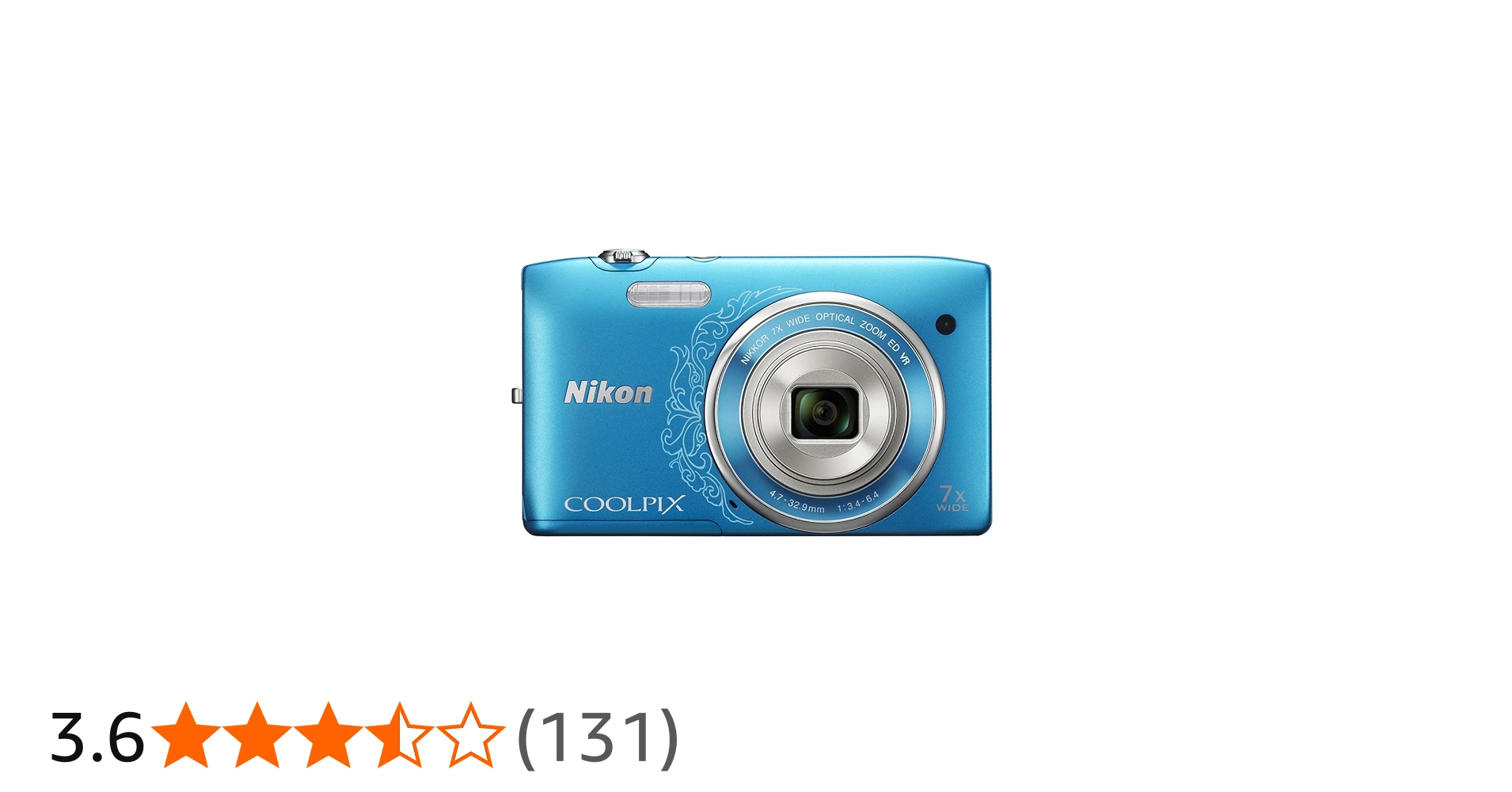稼働 Nikon COOLPIX S3500ニコンコンパクトデジタルカメラ Amazon