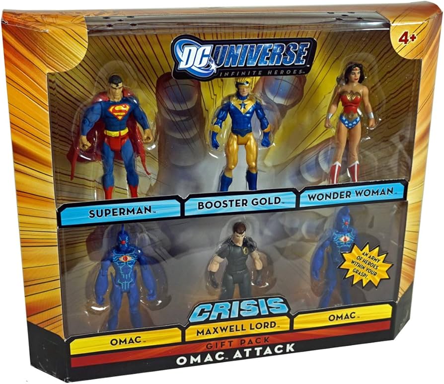 Amazon.com: DC Universe 6-Pack Superman, Booster Gold, Wonder