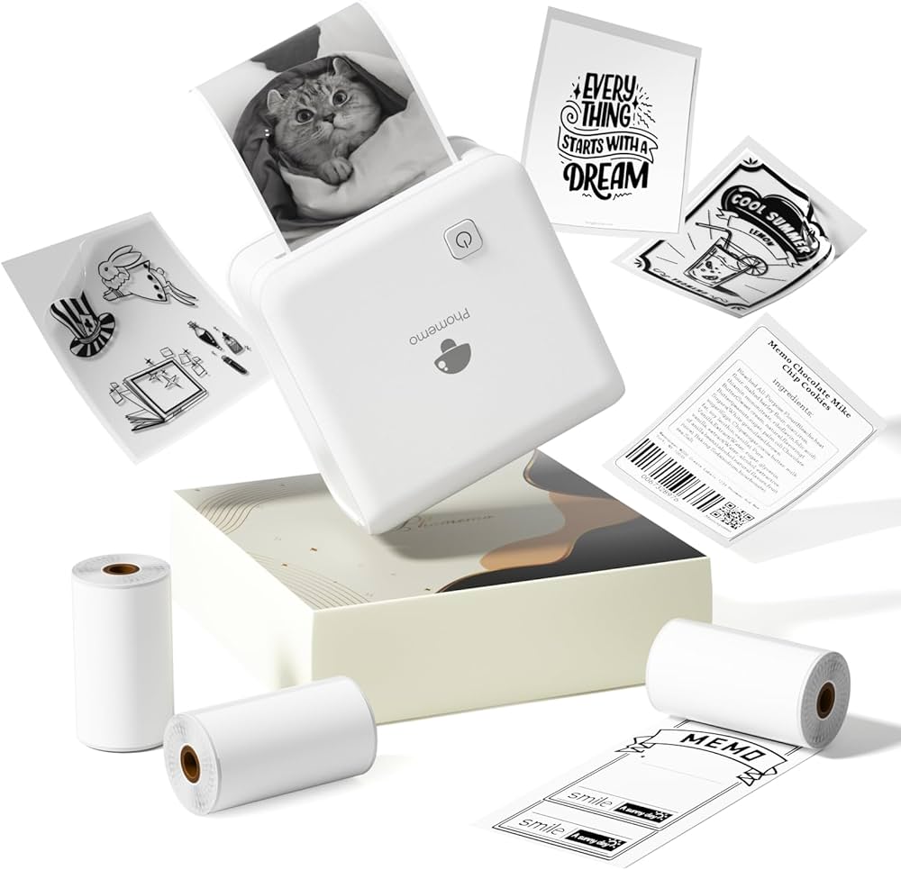 Amazon.co.jp: Phomemo M02 Pro 300DPI ミニプリンタ モバイル