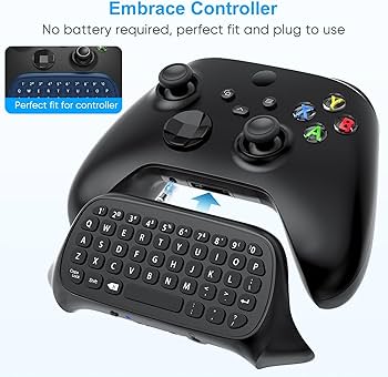Auarte Keyboard for Xbox Series X/S/One/One S Controller, Wireless