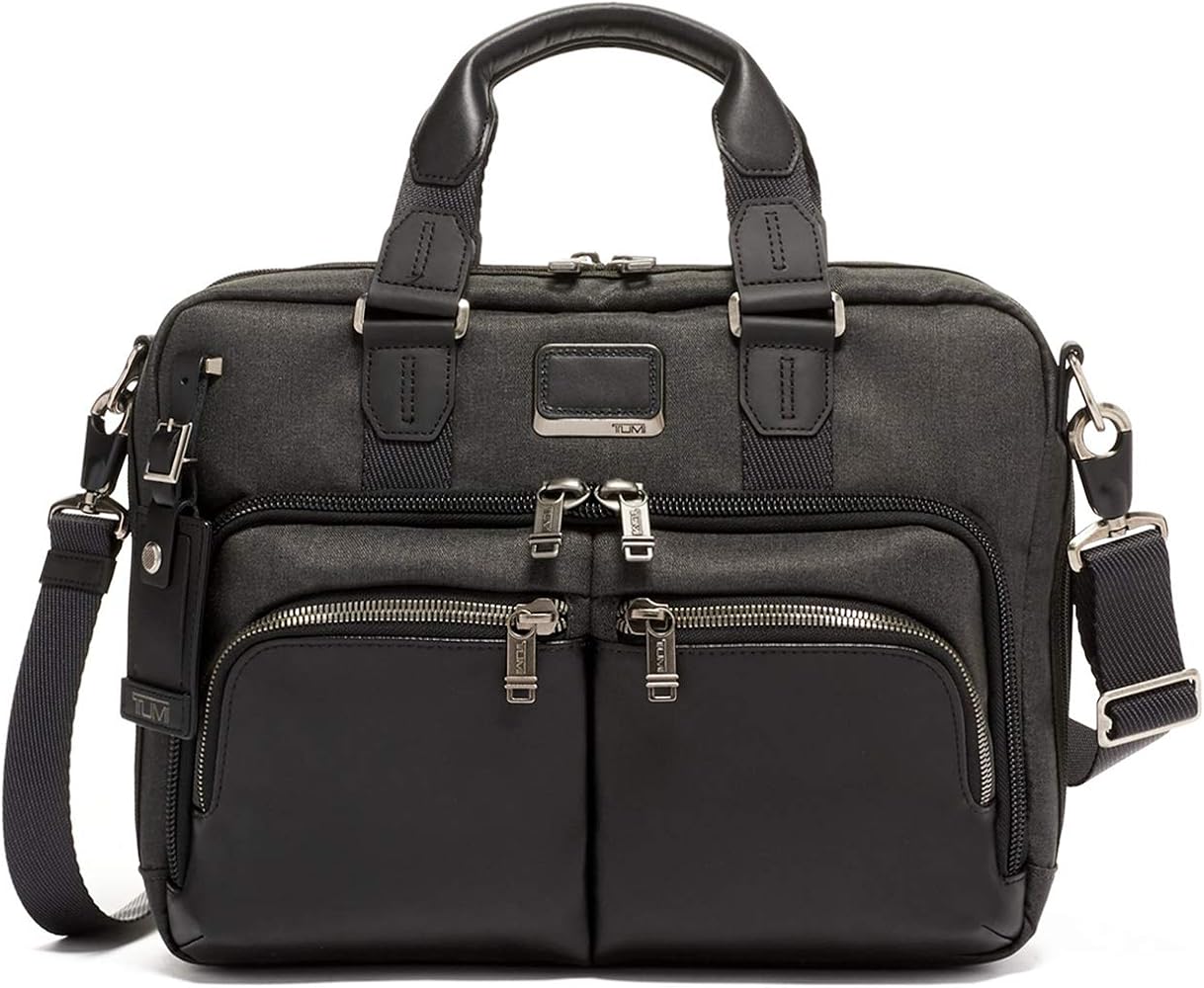 Amazon.com | TUMI Alpha Bravo Albany Slim Commuter Brief Graphite