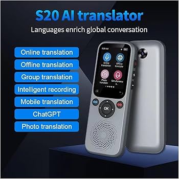 Amazon.co.jp: S20 AI翻訳デバイスは138言語をサポート