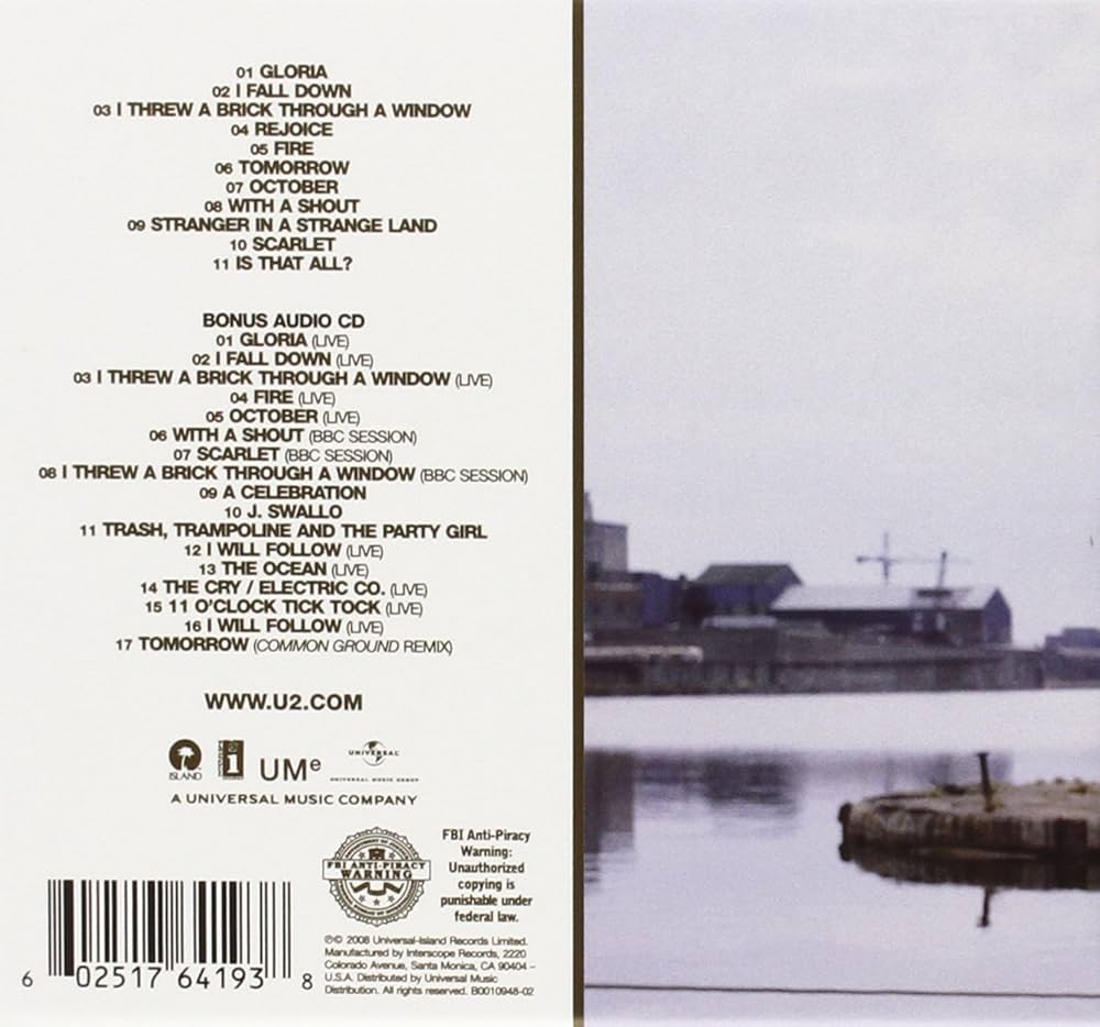 U2 - October [2 CD Remastered Deluxe Edition] - Amazon.com Music