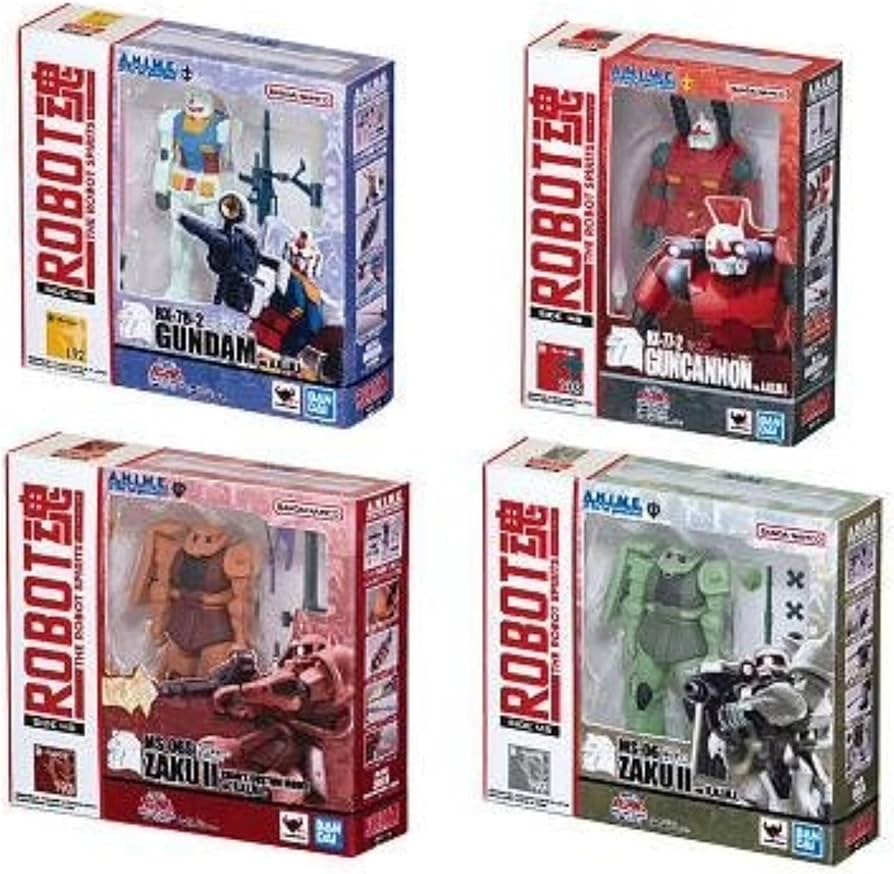 Amazon.co.jp: BANDAI 機動戦士ガンダム ROBOT魂 ミニチュア