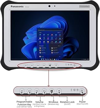 Amazon.com : Panasonic Toughpad FZ-G1 MK4, Rugged Tablet, i5-6th