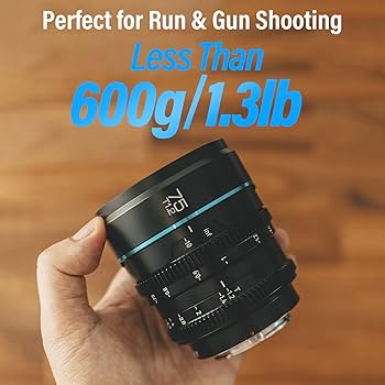 Amazon | SIRUI Night Walker 75mm T1.2 S35 望遠シネレンズ 大口径