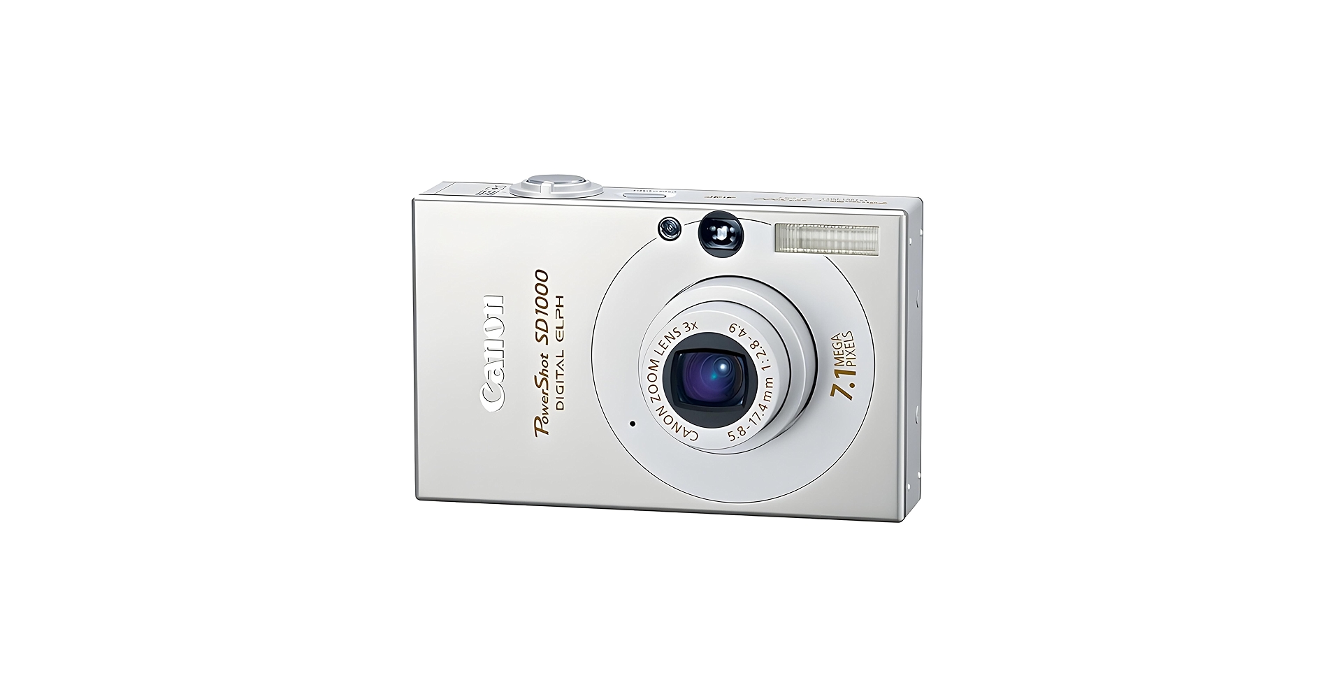 Amazon.com : Canon PowerShot SD1000 7.1MP Digital Elph Camera with