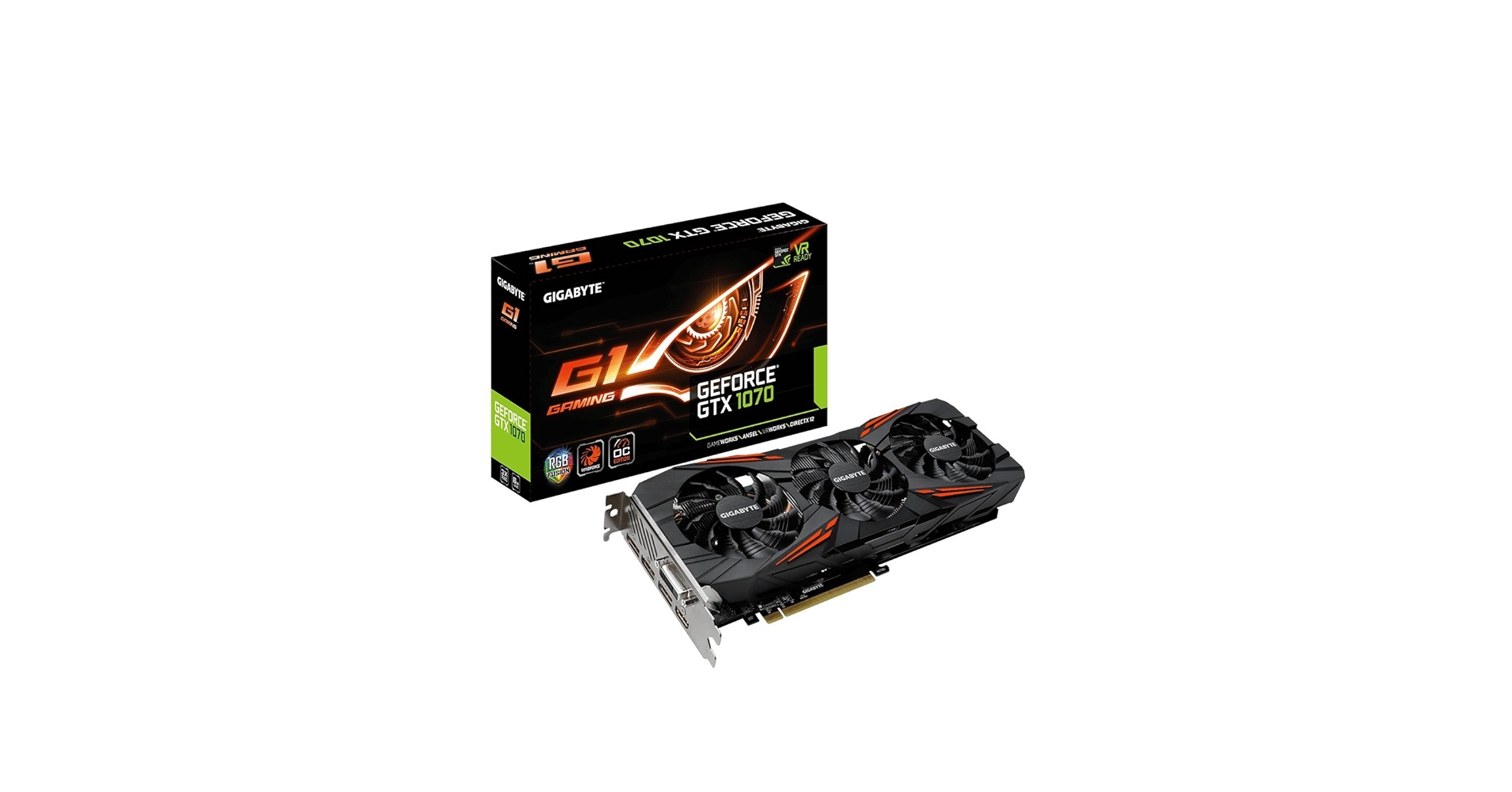 Amazon.com: GIGABYTE GV-N1070G1 GAMING-8GD REV2.0 GeForce GTX 1070