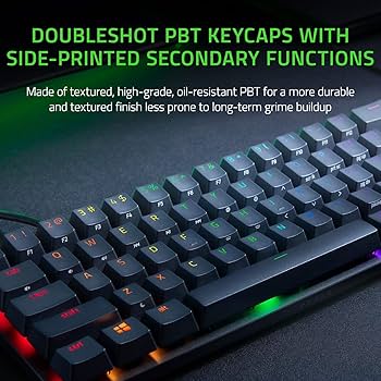 Amazon.com: Razer Huntsman Mini 60 Percent Wired Optical Clicky