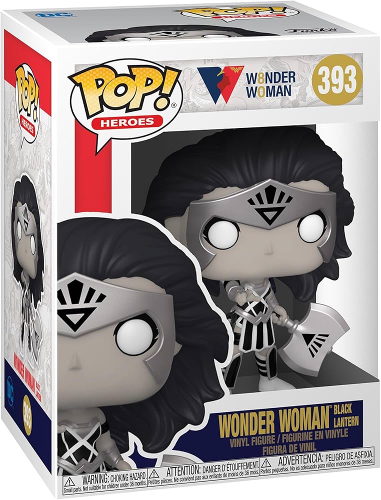Amazon.com: Funko POP Heroes: DC Comics, Wonder Woman 80th - Black