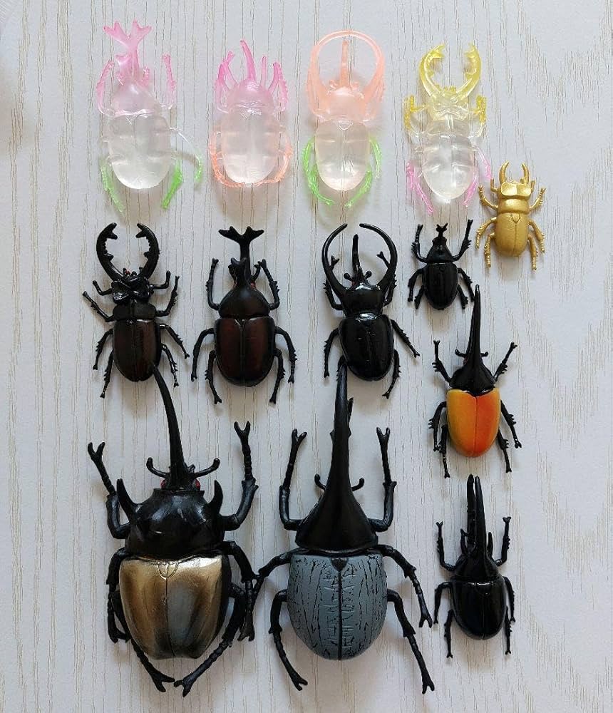 Amazon.co.jp: 昆虫 カブトムシ クワガタ フィギュア まとめ セット