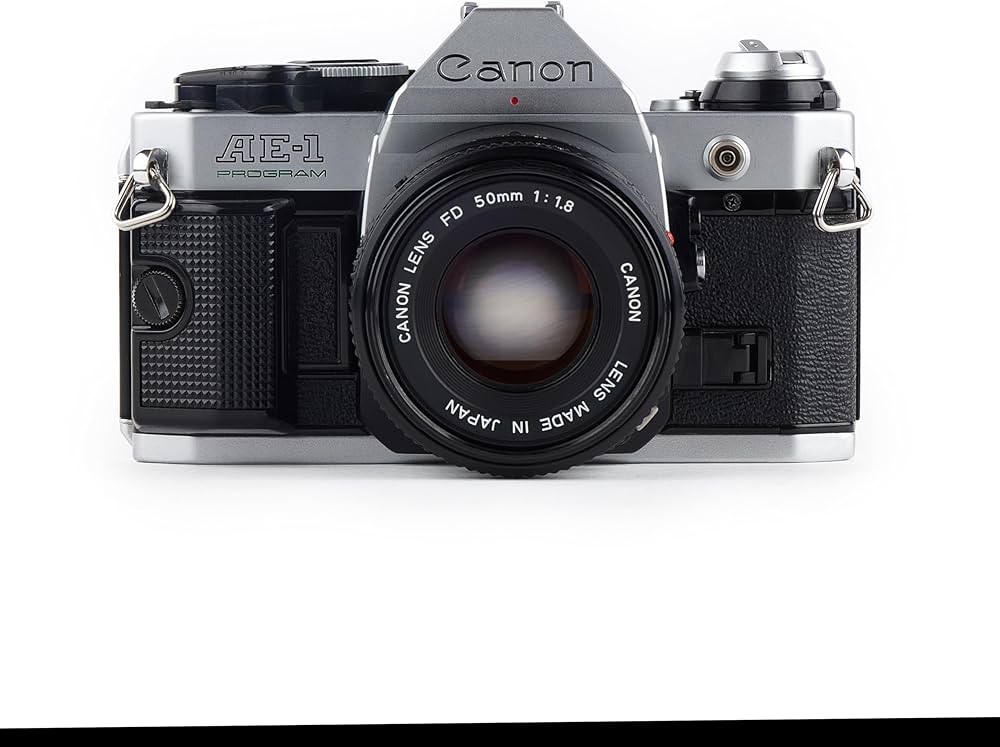 AE-1 Program Vintage Film Camera with 50mm f/1.8 Lens 35mm SLR
