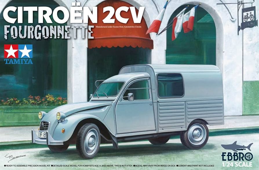 Amazon | エブロ 1/24 シトロエン 2CV FOURGONNETTE プラモデル 25001