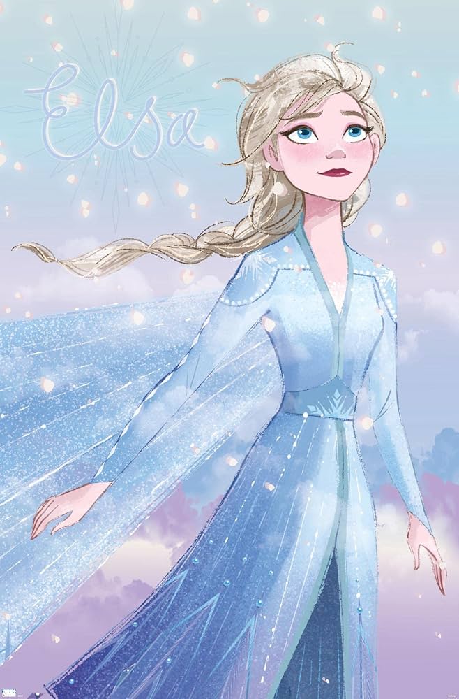 Amazon.com: Trends International Disney Frozen - Elsa Glance Wall