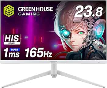 Amazon.co.jp: グリーンハウス 23.8インチ ゲーミングモニター 165Hz