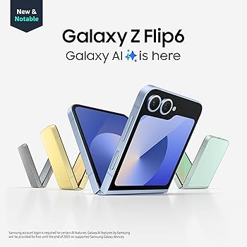 Amazon.com: Samsung Galaxy Z Flip6, 256GB Unlocked Android