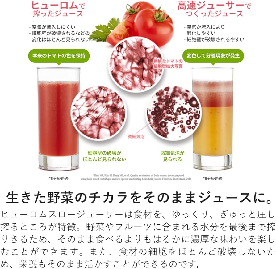 Amazon.co.jp: ヒューロム スロージューサー H-AA-WBA17 (パール