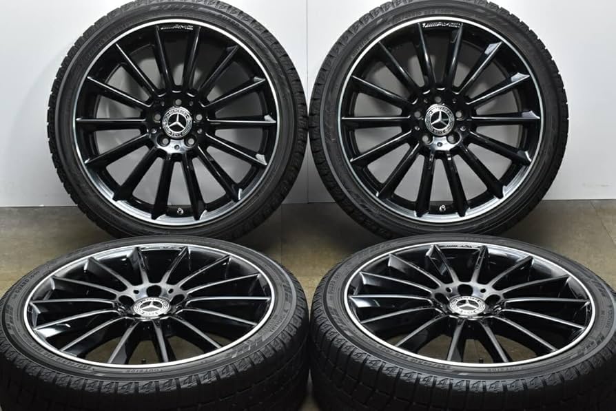 Amazon | 中古 スタッドレスタイヤホイール 4本セット 19インチ 7.5J +