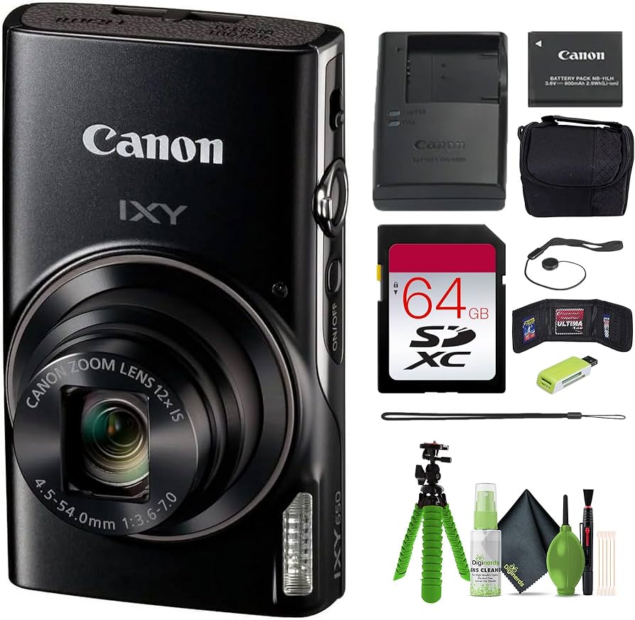 Amazon.com : Canon PowerShot IXY 650 (ELPH 360) HS Compact Digital