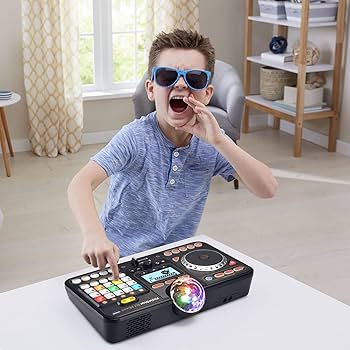 VTech Kidi Star DJ Mixer (English Version), Black : Amazon.ca