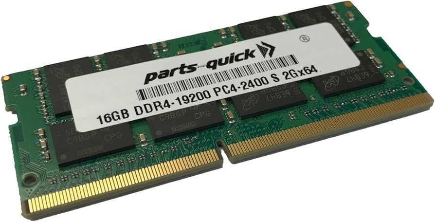 parts-quick 16GB Memory for Lenovo ThinkPad T460s DDR4 2400MHz