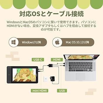 Amazon.co.jp: GAOMON 液タブ PD1161 11.6インチ IPS 液晶タブレット
