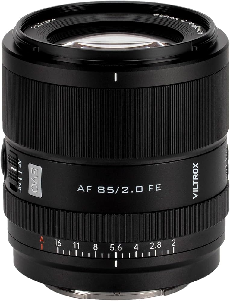 Amazon.com : VILTROX 85mm F2 EVO FE Lens, AF 85mm f/2 FE for Sony