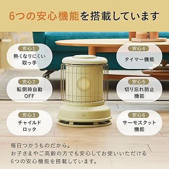 Amazon | BRUNO ブルーノ ファンヒーター セラミックファンヒーター 全