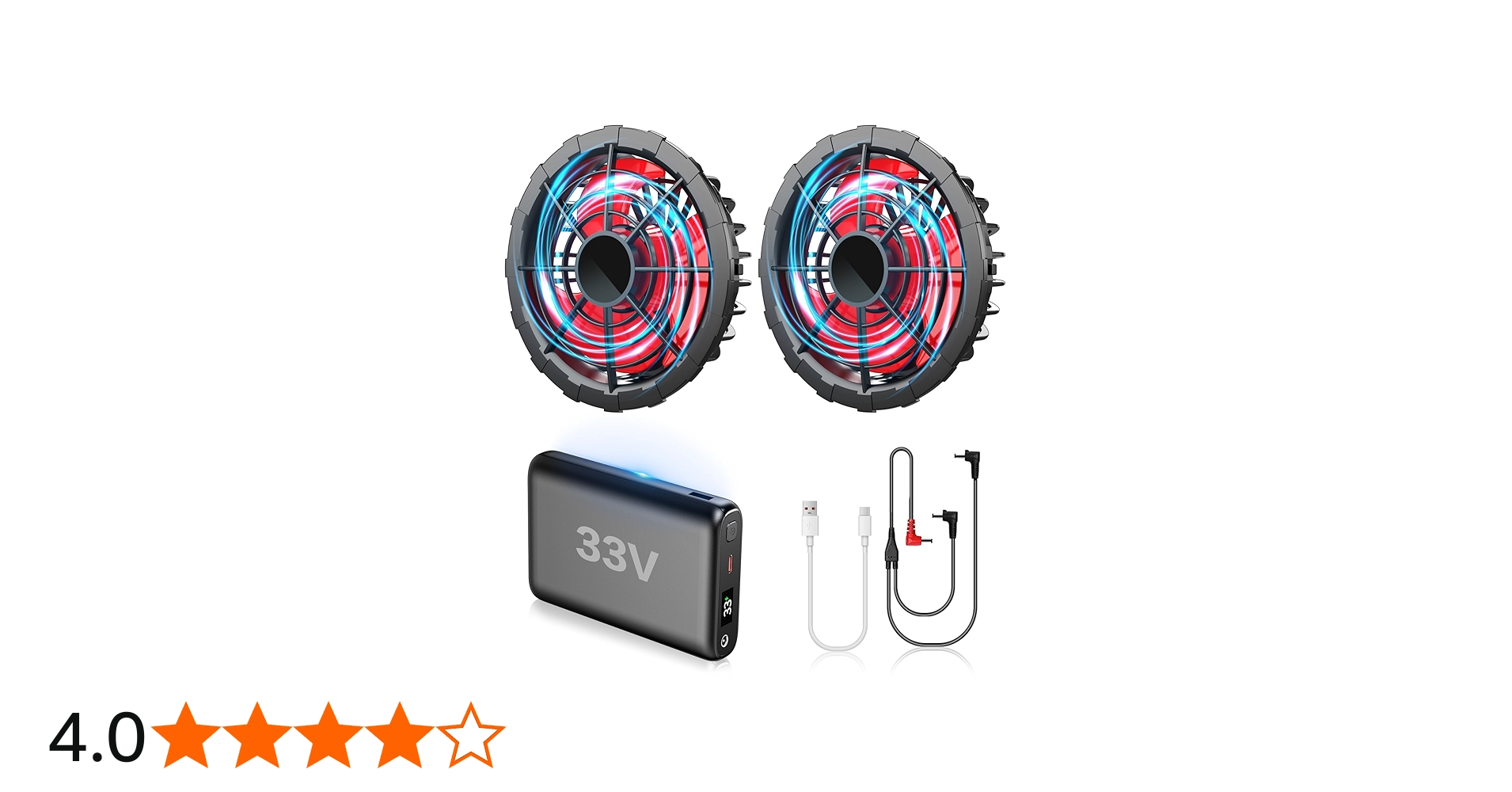 Amazon.co.jp: 空調作業服 ファンバッテリーセット 【2025新登場&33V超