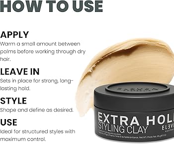 Amazon.com: ELEVEN AUSTRALIA Extra Hold Styling Hair Clay for Men