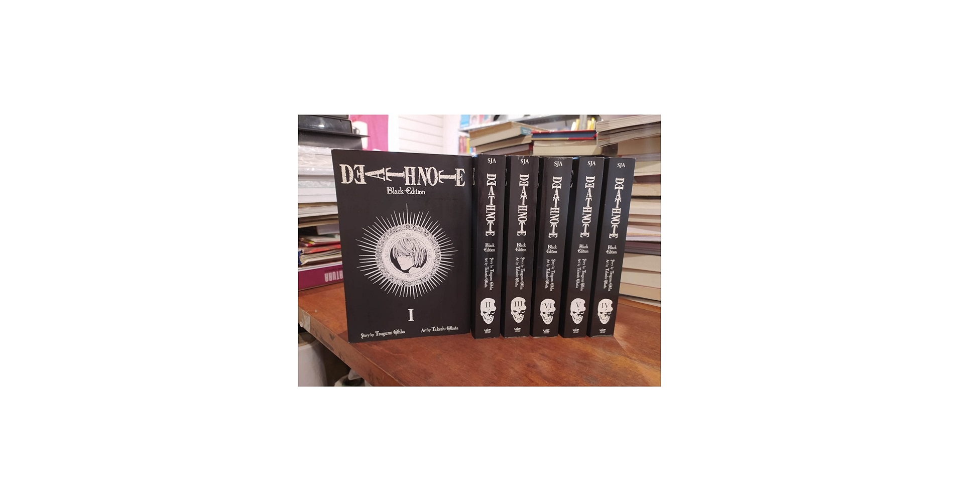 Death Note Black Edition Volume 1-6 Collection 6 Books Set Manga