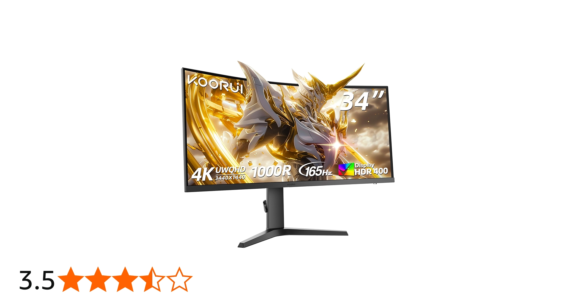 Amazon.co.jp: KOORUI 34インチ モニター ウルトラワイドモニター 湾曲