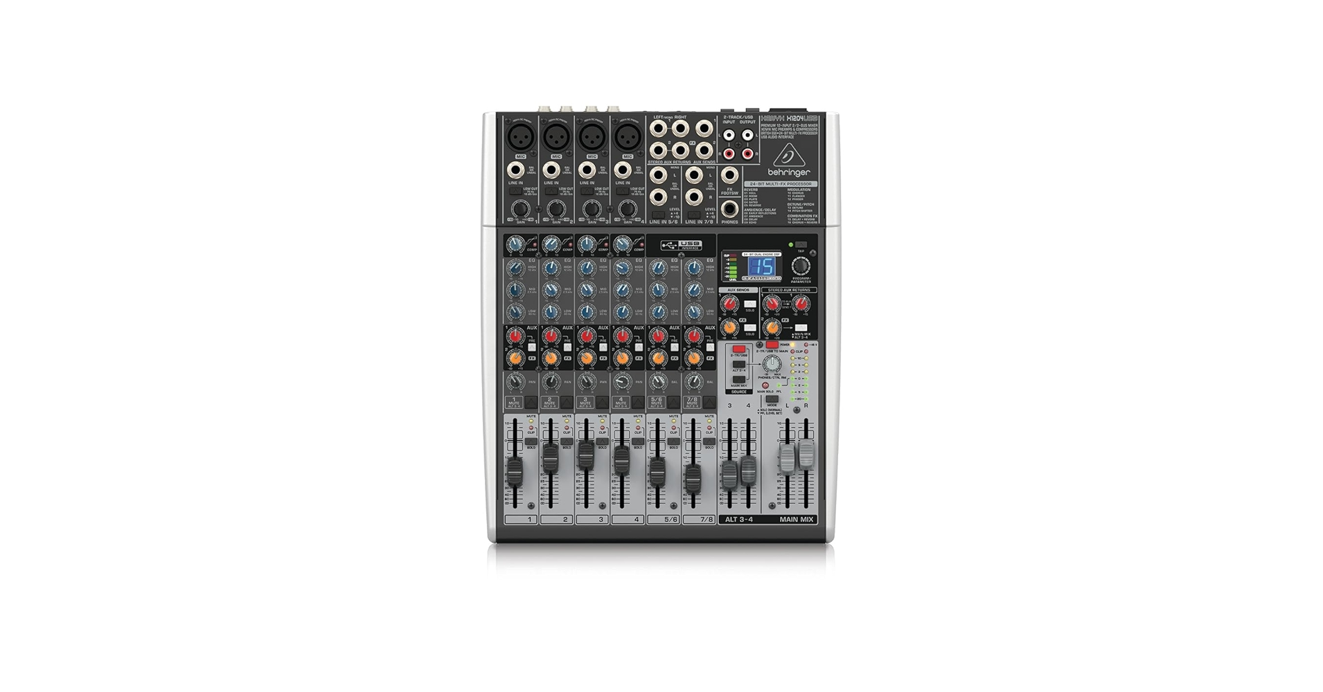 Amazon.com: Behringer XENYX X1204USB Premium 12-Input 2/2-Bus