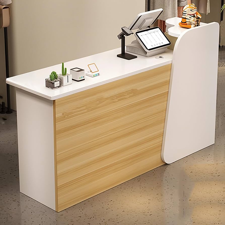 Amazon.co.jp: レジ受付カウンターバー組立レジ 受付カウンター