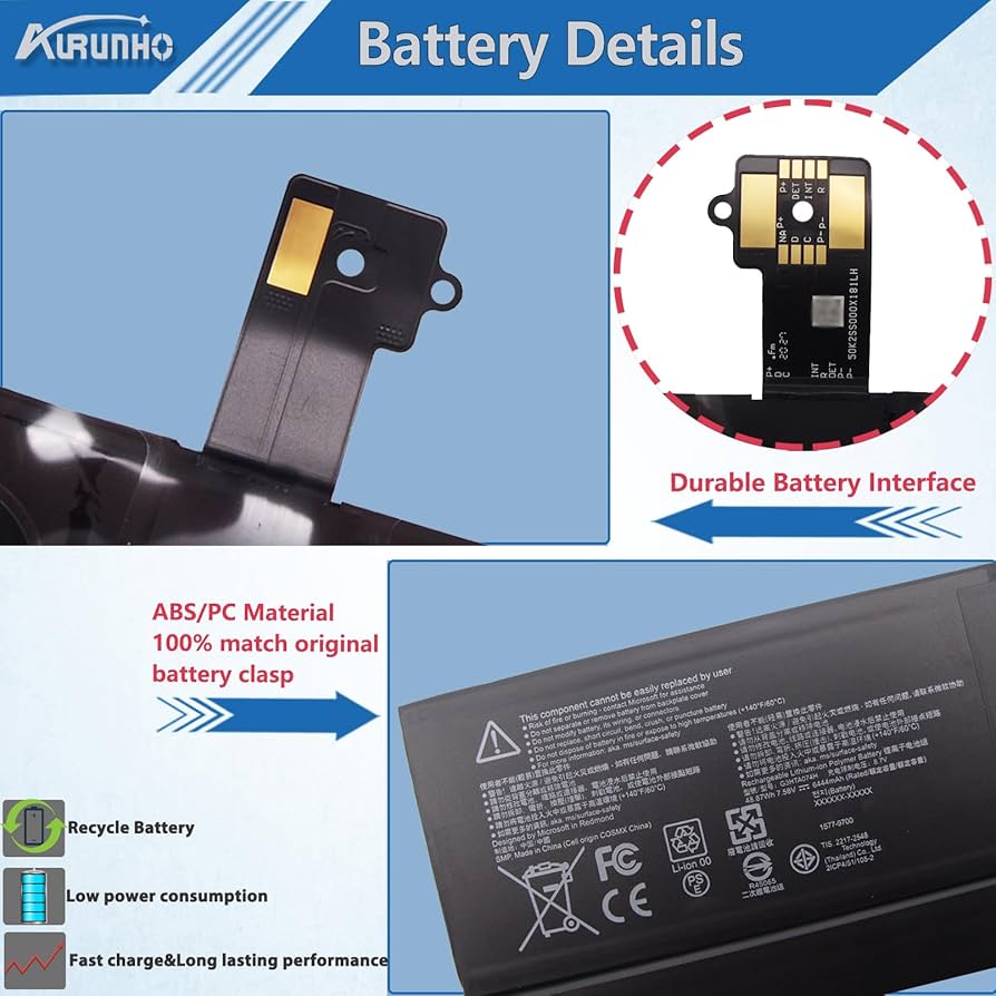 Amazon.com: AURUNHO G3HTA074H DYNH03 Laptop Battery Replacement